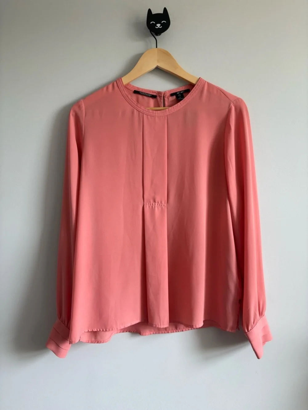 Scotch & Soda Maison Scotch Pleat-Front Blouse | Size Medium - Picture 2 of 7